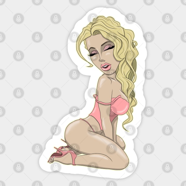 lexi Sticker by bobgoodallart